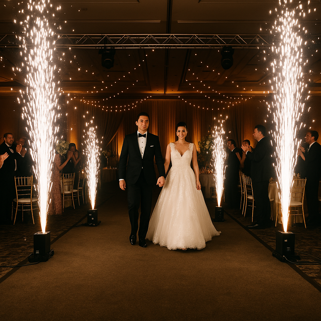 Cold Sparkles event package by Truss City