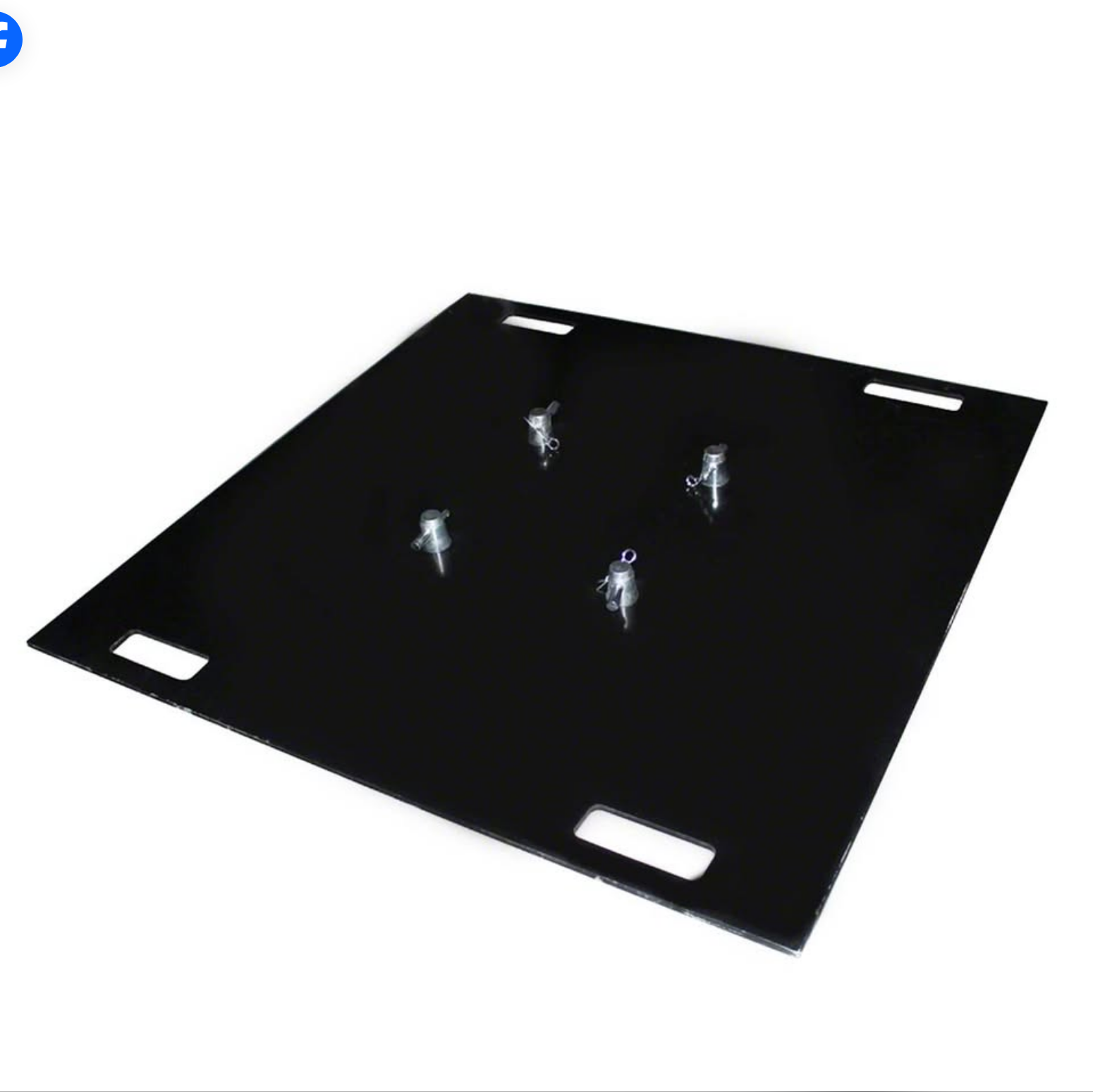 F34 Base Plate 800mm × 800mm × 10mm | Heavy Duty Ground Support for 290mm Box Truss