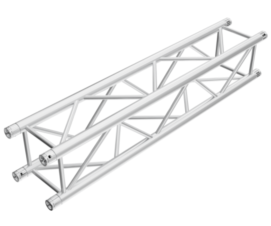 F34 2m (6.56ft) Straight Square Aluminum Truss | 290mm Box Truss | CCS Conical Connection