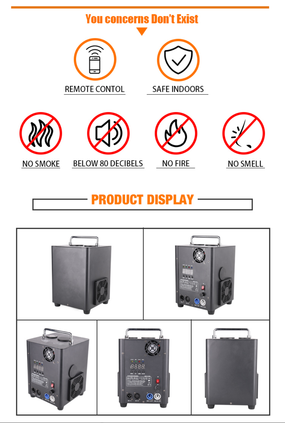 600w Cold Spark Machine - Effects  View 4