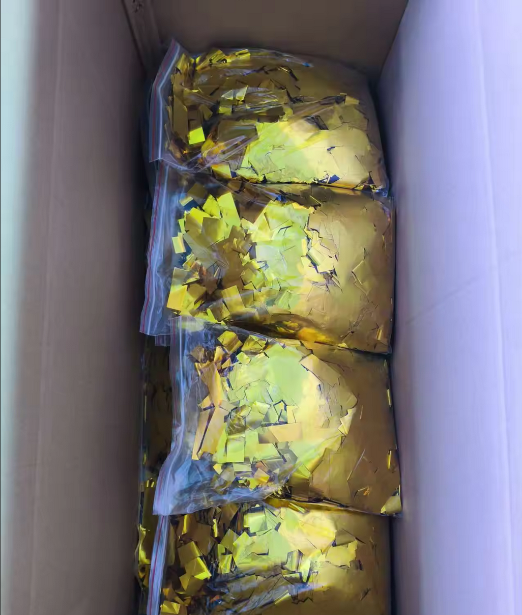Confetti Paper Golden