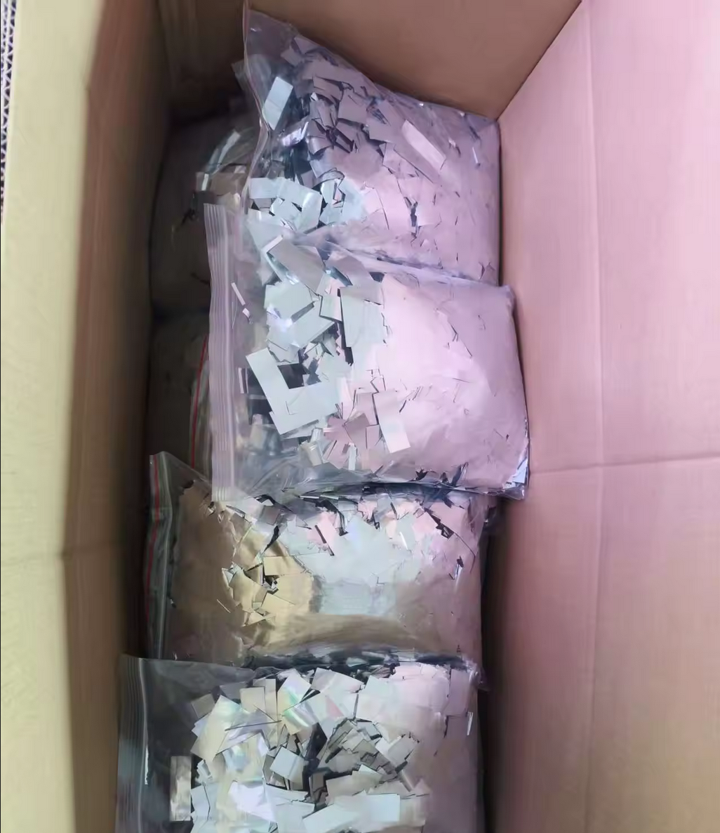 Confetti Paper Silver
